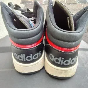 adidas Shoes 22 Adidas Shd 675005 Hi Tops Black And Red Mens